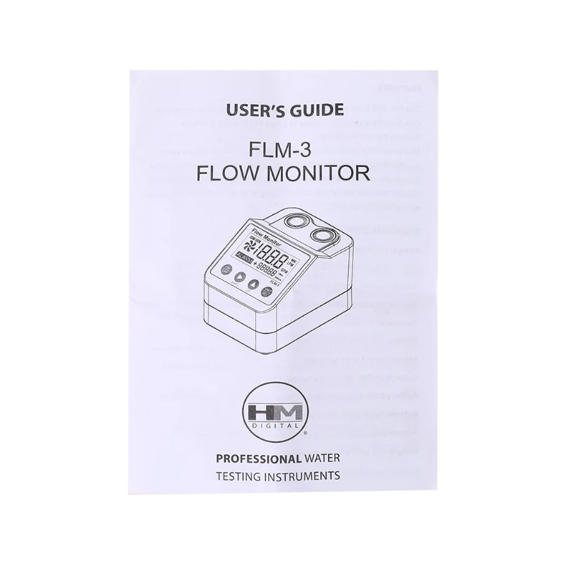 Water Purifier Electronic Digital Display Monitor Filter Water Flow Meter Alarm and Power Save Function Water Flowmeter