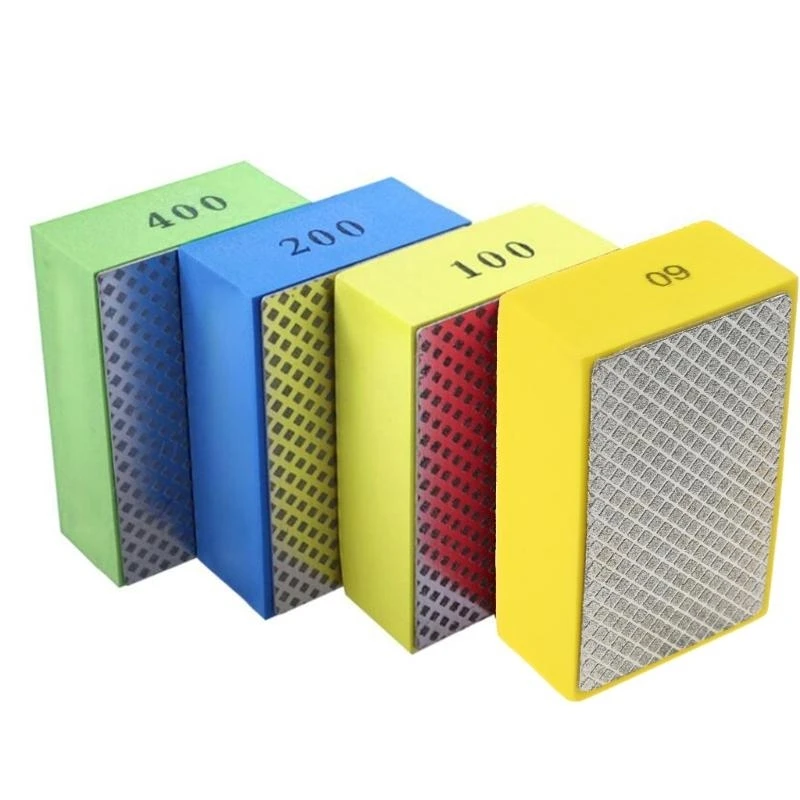 Convenient Diamond Hand Polishing Pads 60# 100# 200# 400# for Marble Stone Tiles Grinding Polishing Removes for Ed high quality
