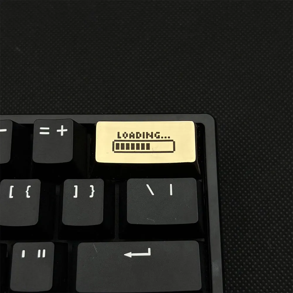 

1 Key Metal Keycap 2.25u Enter Key R4 2U Backspace Key Keyboard For Cross Axis mechanical keyboard Personalized Decoration
