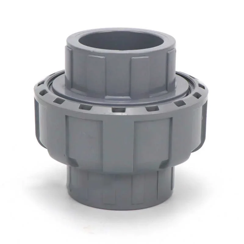 1pcs CPVC Union Fitting Socket Adapter High Temp Resistant Chemical Pipe Plastic Water Connector GB ASTM Standard