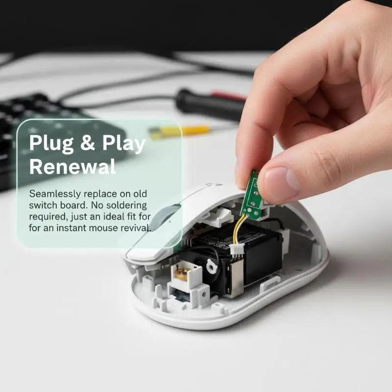 1 Set Mouse Button Board Professional Hot-swap Repairing Mouse Micro Switch DIY Spare Parts For G304 G900 G903 view 5