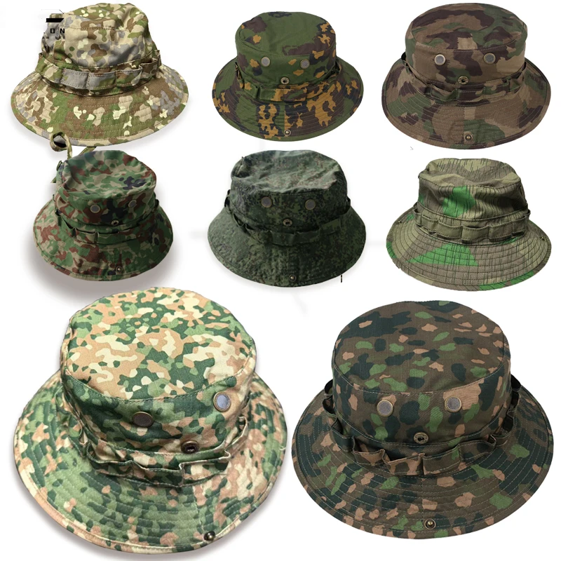 قبعات دلو للرجال nfp الهولندية Cadpat Splittertarn flecktarn مخصصة كامو SS tego قبعة عسكرية خارجية قبعة صيد