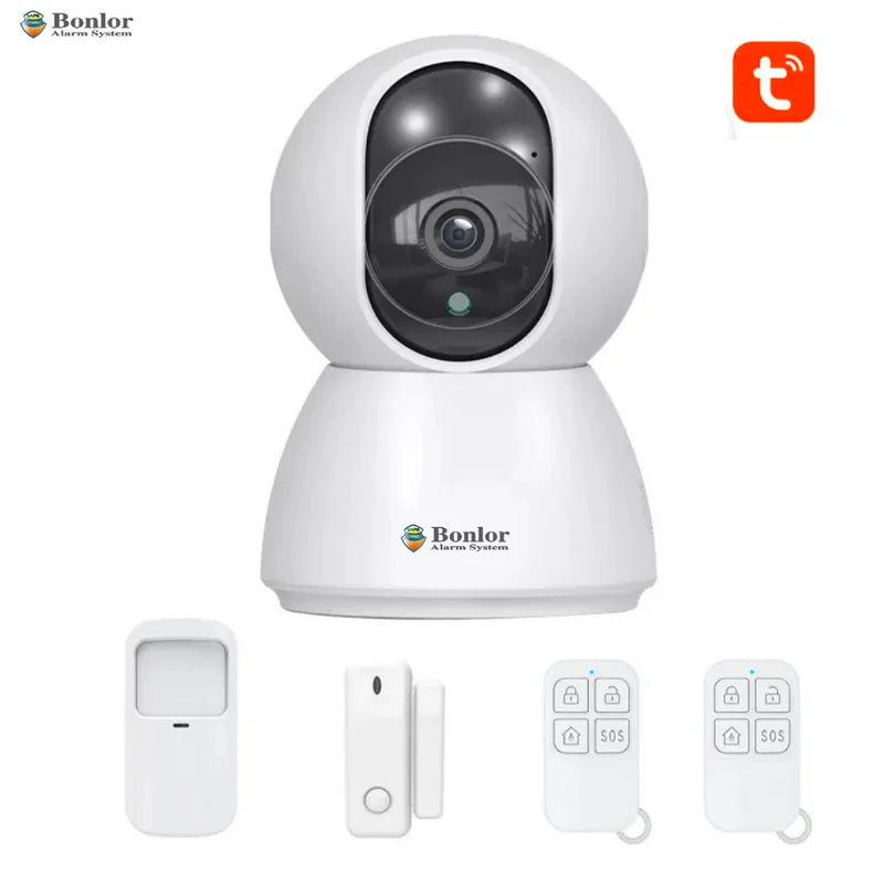 

Tuya Smart 2,4G и 5G Wi-Fi + BLE подключение системы сигнализации IOT камера связь сцены с датчиком приложение в реальном времени оповещение для домашней безопасности