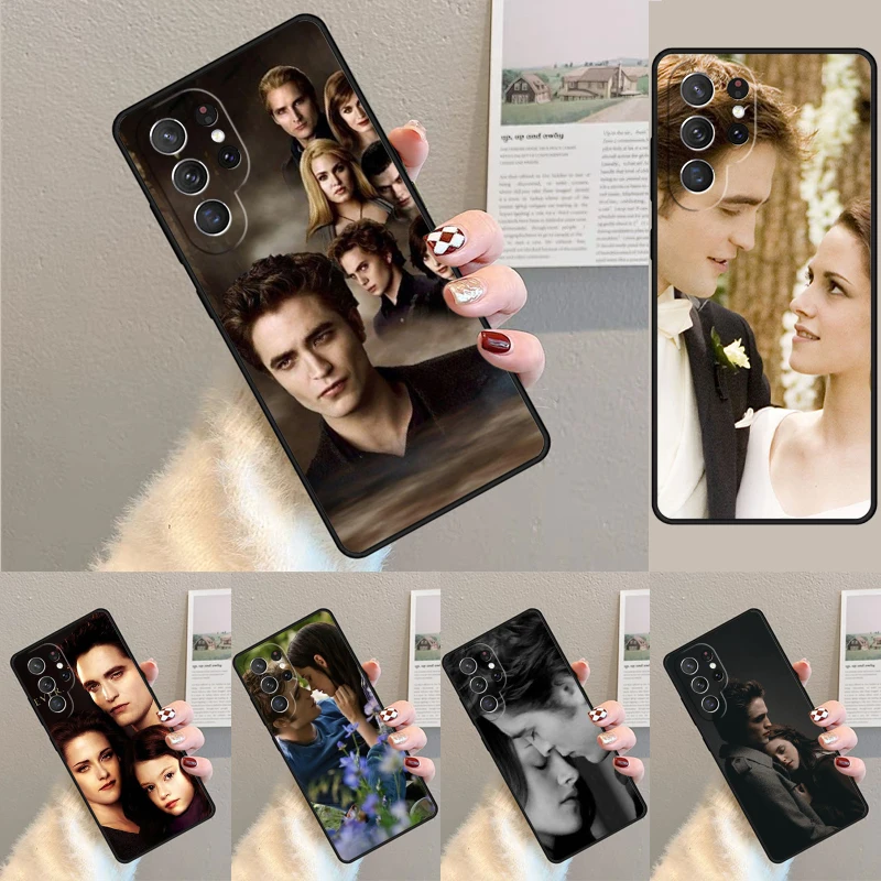 TV Twilight Bella Edward phone case Cover For Samsung Galaxy S24 Ultra S21 S22 Ultra S8 S9 S10E Note 10 Plus Note 20 FE S23