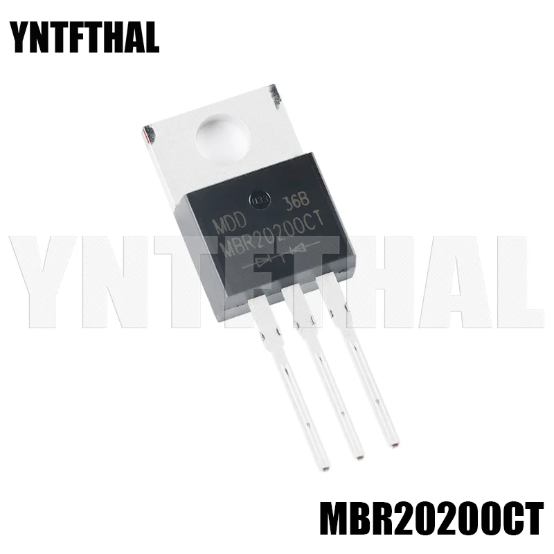 （10-100pcs）New 100% Tested MBRF20200CT ITO-220AB MBR20200CT TO-220AB Schottky rectifier Diode