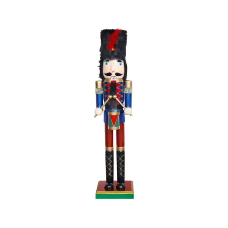 

Factory Price Christmas resin nutcracker statue soldier Custom life size
