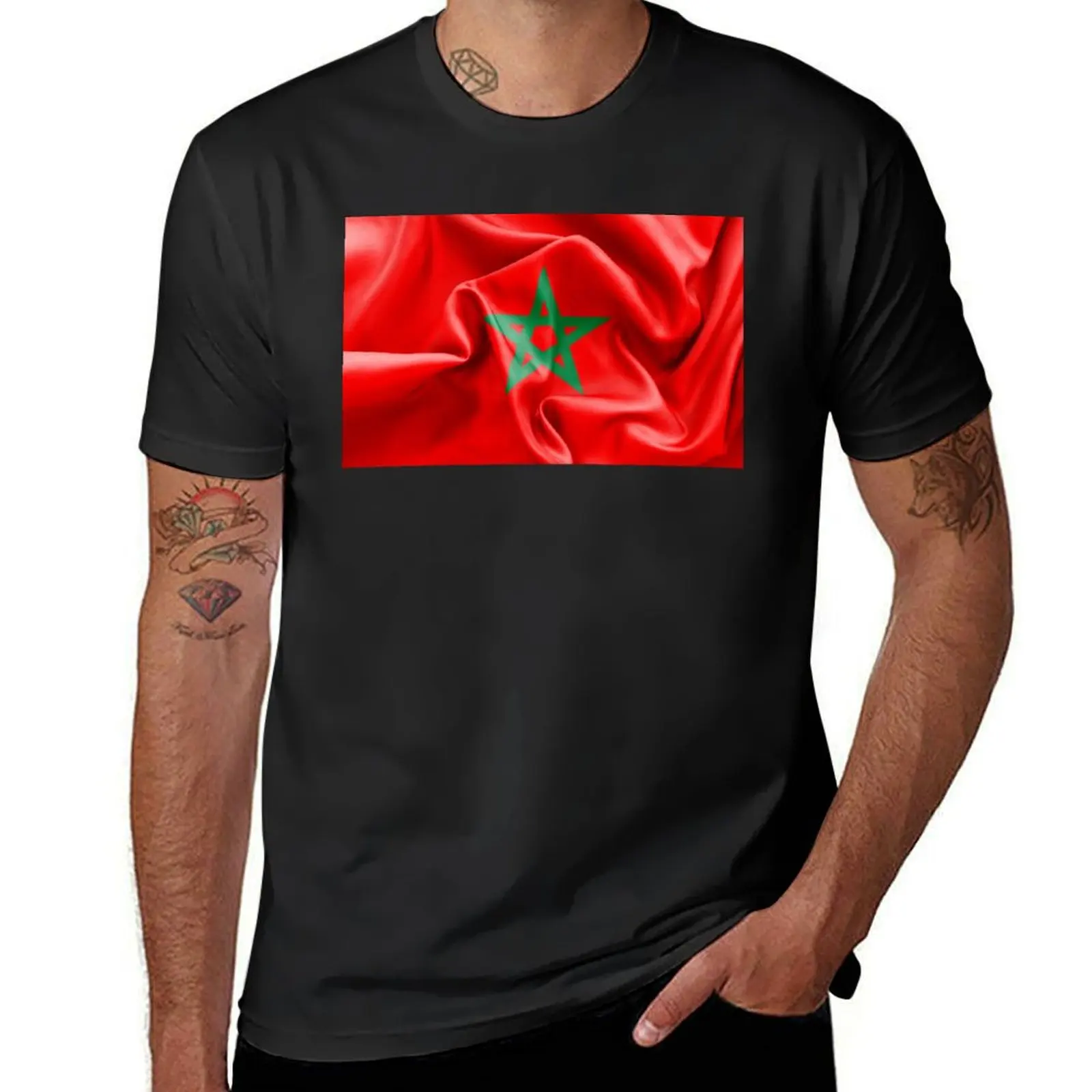 Morocco Flag T-Shirt customs sweat sports fans Men's clothing