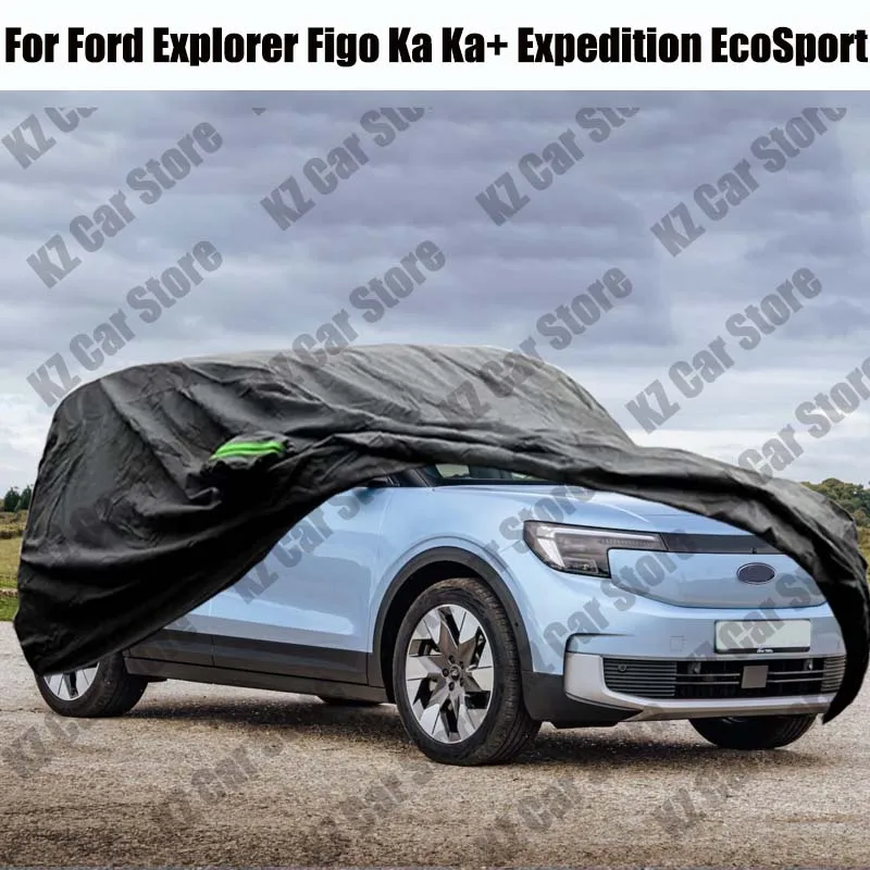 

Full Car Cover For Ford Explorer Figo Ka Ka+ Expedition EcoSport Auto Outdoor Sun Anti UV Snow Rain Protection Cover Dustproof