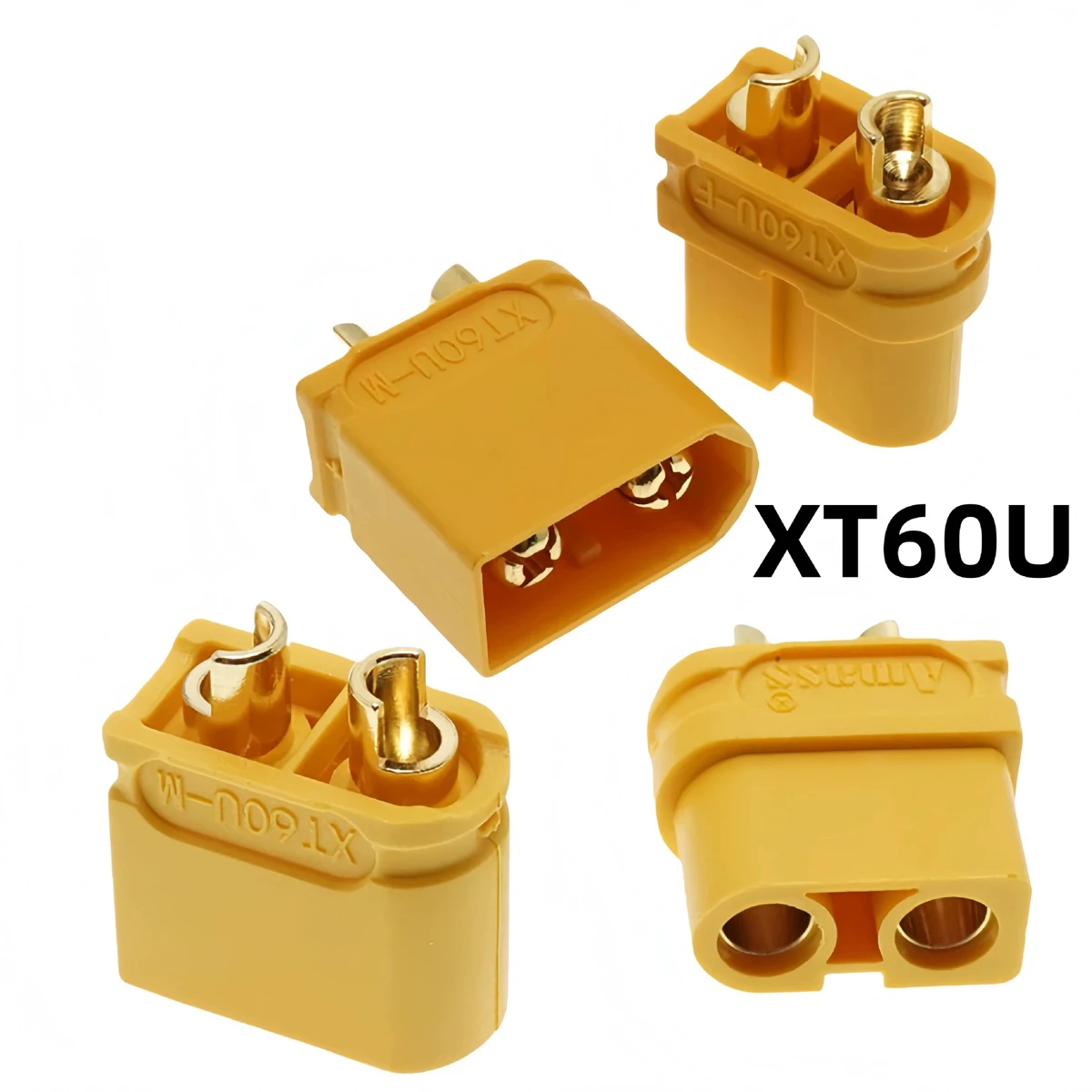 2pcs/5pcs XT60U Male Female Plug Gold Plated High Current Connector  for FPV Drone Aircraft Model ESC Motor Wiring
