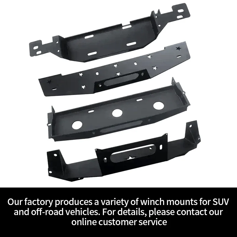 LC70 سلسلة LC75 Lc76 الصلب المصد الأمامي ونش صينية قوس لتثبيت مقطورة ونش تجديد وصلة أجزاء سيارة سحب هوك الملحقات