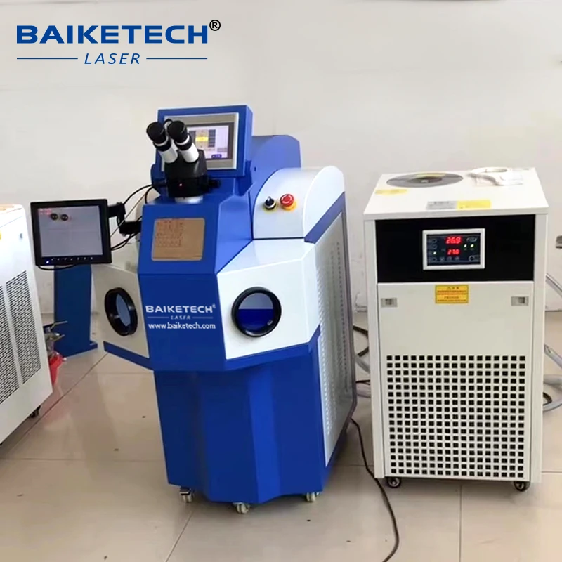 200W kleine spot YAG sieraden laserlasmachine voor goud zilver ketting solderen repareren sieraden machine