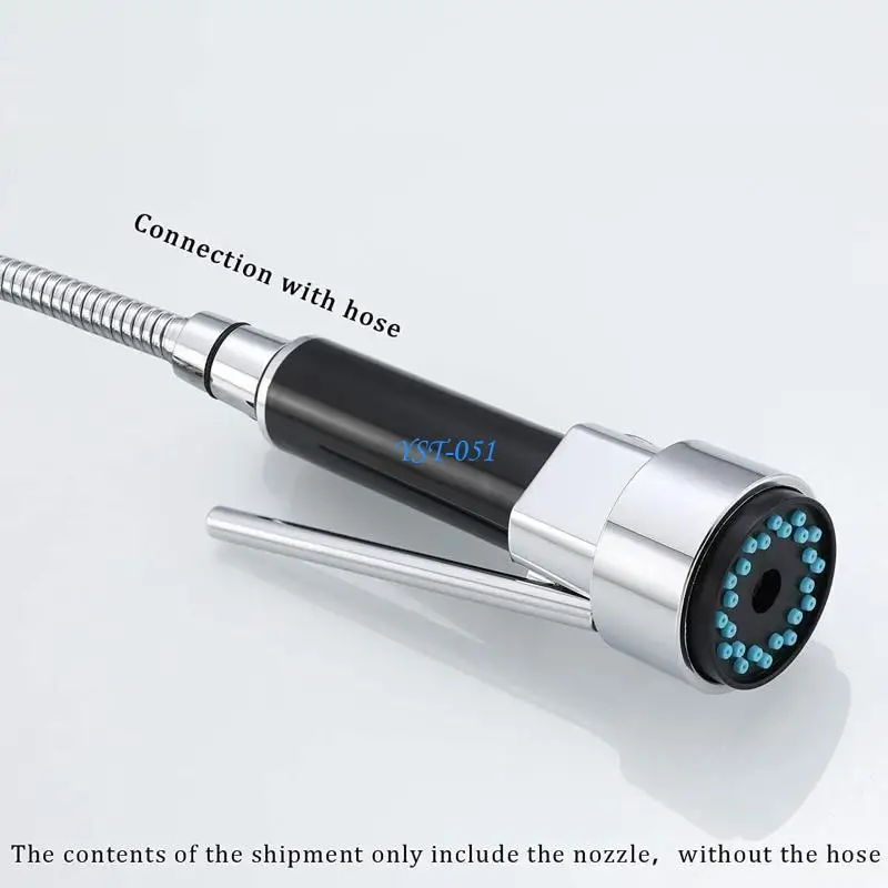 

E15A Kitchen Bathroom Tap Faucet Mixer Pull Out for Head Outlet Sprayer Nozzle