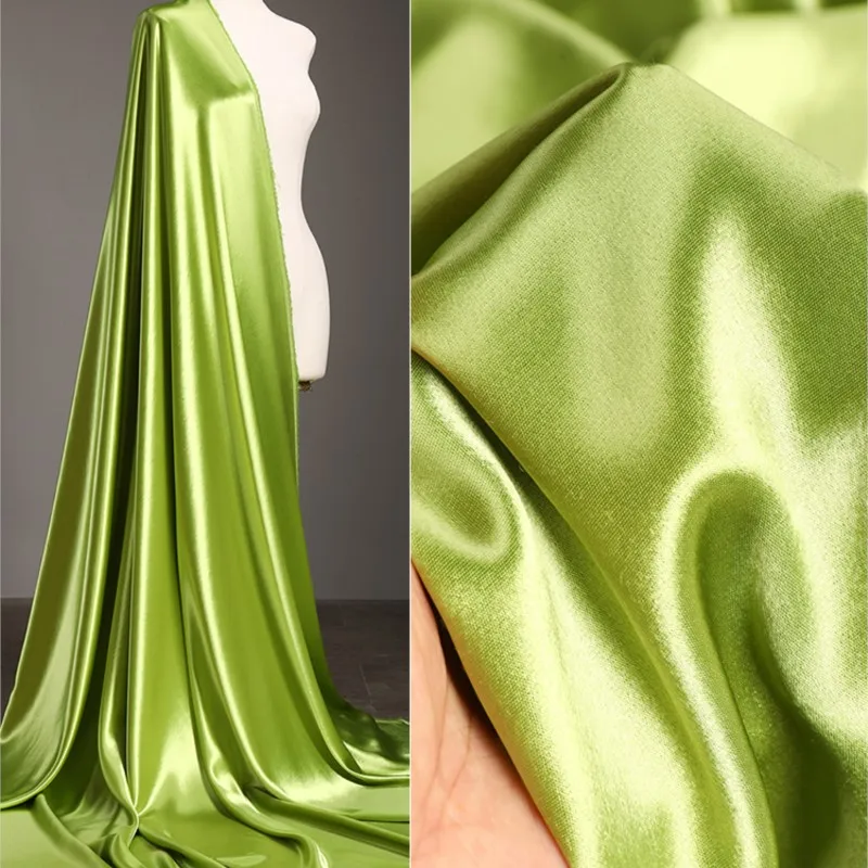 

Triacetate Fabric Heavy Anti-Wrinkle Silky Dress High-End Suit Cheongsam Satin Gown