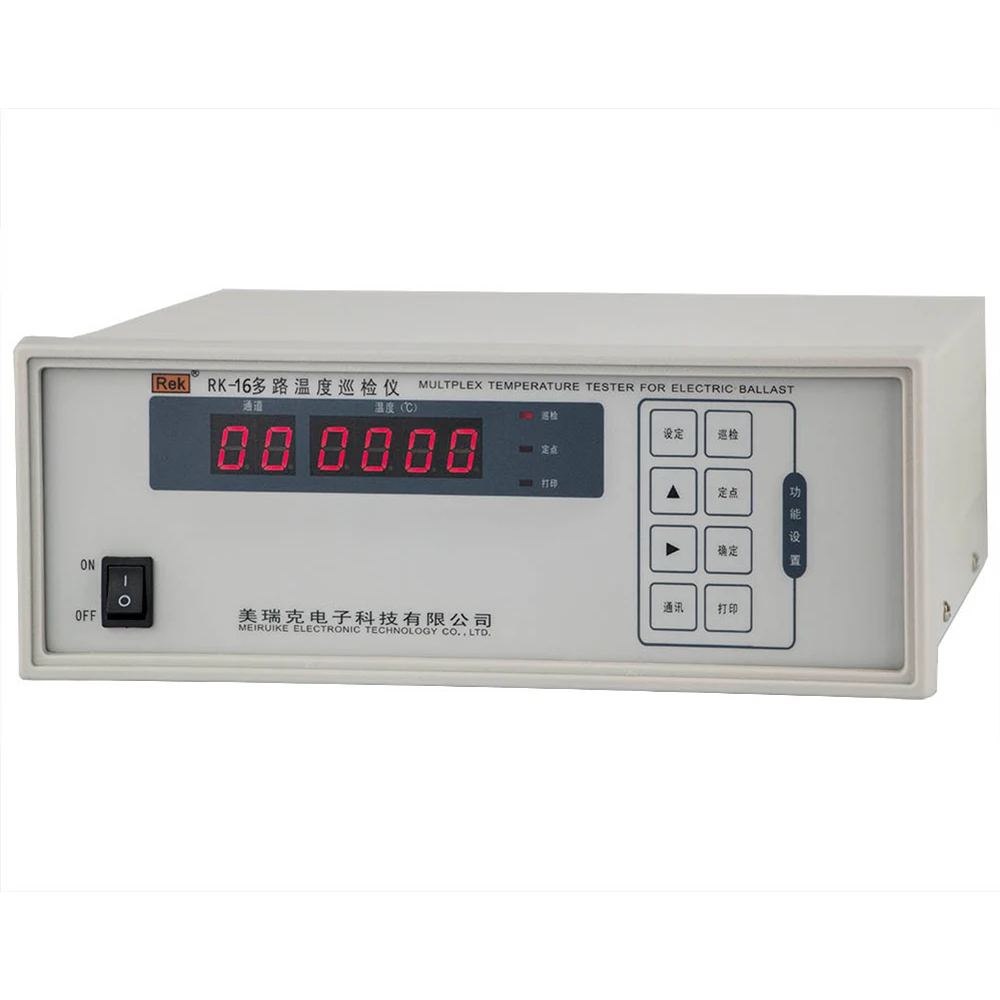 REK RK-16 -50-300℃  16-Channel Temperature Measuring Instrument Multi-Channel Temperature Tester Temperature Detector