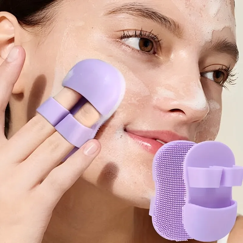 Zachte siliconen gezichtsreinigingsborstel - Exfoliatorpads voor het verwijderen van mee-eters voor diepe gezichtsreiniging Huidverzorgingshulpmiddelen en accessoires