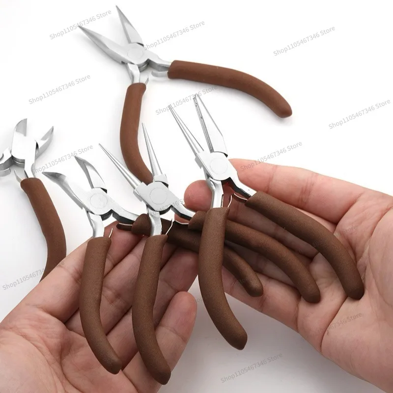 For Ph Jewelry Pliers Set Pointed  Oblique Round Bent Nozzle Pliers Jewelry Accessories Making Tools