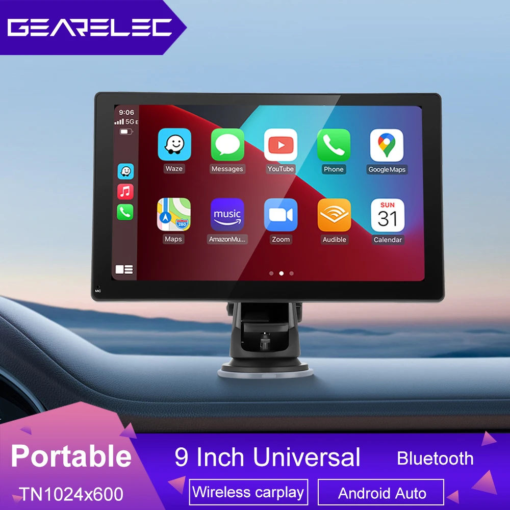 Universal 9 inch Car Radio Multimedia Video Player Wireless CarPlay Android Auto Touch Screen For VW Nissan Toyota Car Audio