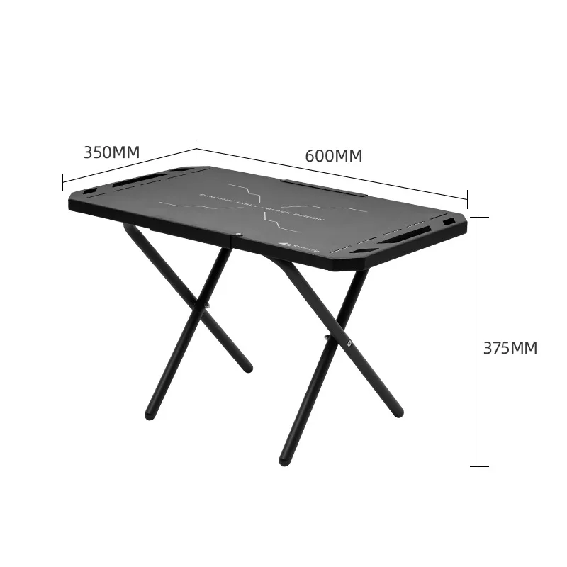 Multifunctional Portable Tactical Table Outdoor Foldable Camp Aluminum Alloy Bracket Laser Blackening Board Tour Strong Bearing