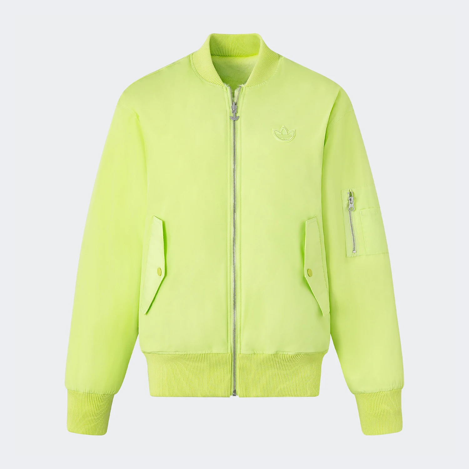 Adidas genuine new men's and women's plush warm double-sided jacket JE6123