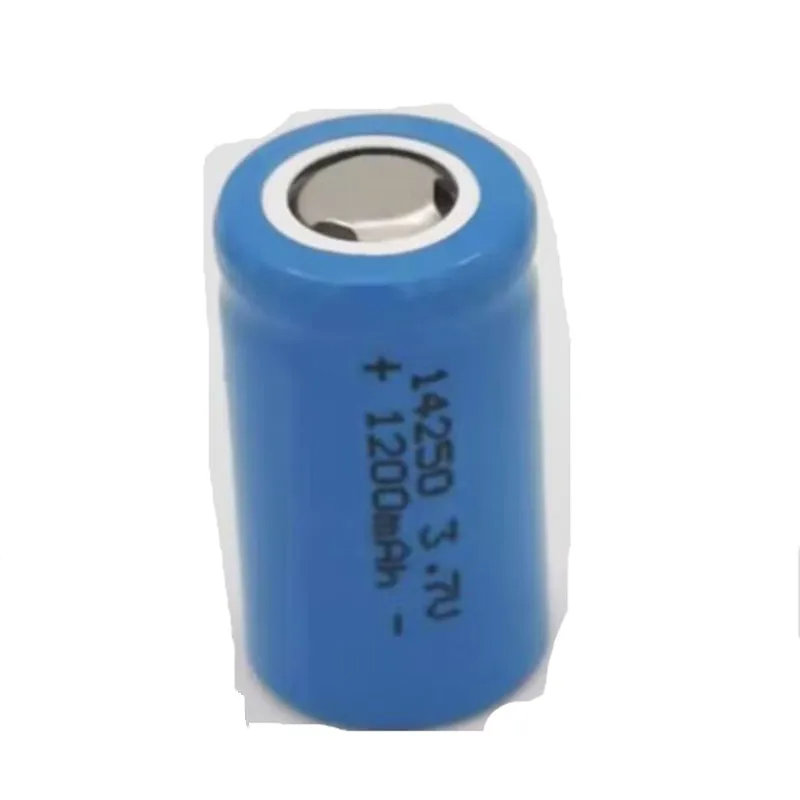 4 unids/lote 3,7 V 14250 1200Mah batería recargable de iones de litio