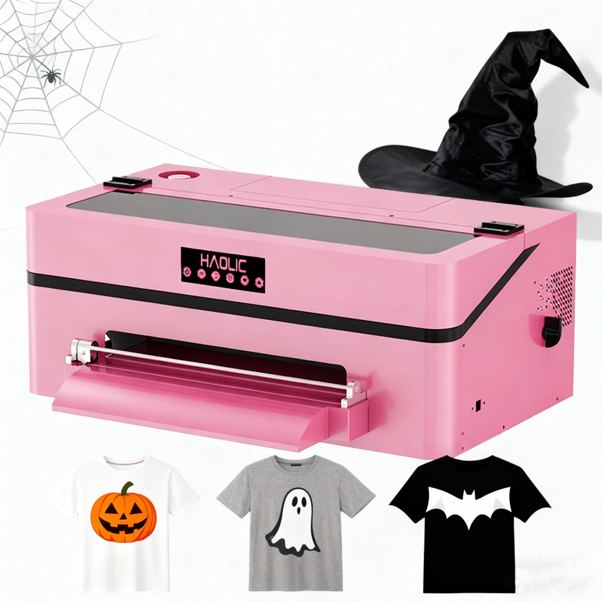 Best-Selling Pink Dtf Printer Printing Machine Xp600 Head Free Shipping USA A3 Roll To Roll Printer For T-shirt Printing