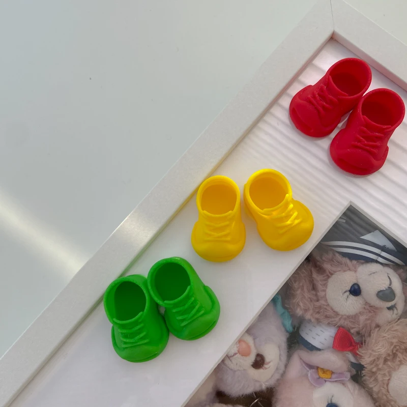 17cm Labubu Doll Cute Shoes Labubu V1v2v3 Customized Plastic Sports Shoes Doll Clothes Accessories