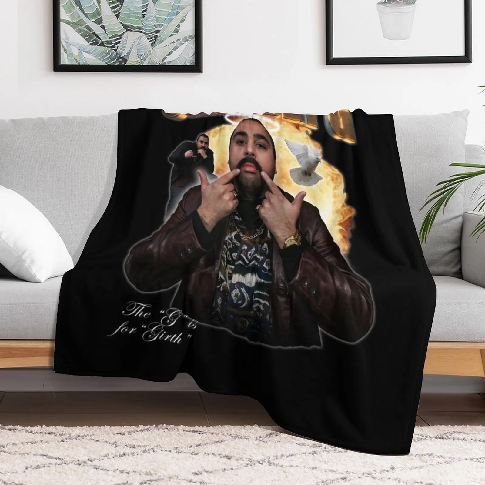 Chabuddy G - The G is for Girth Throw Blanket Sofa Thin Soft Blankets