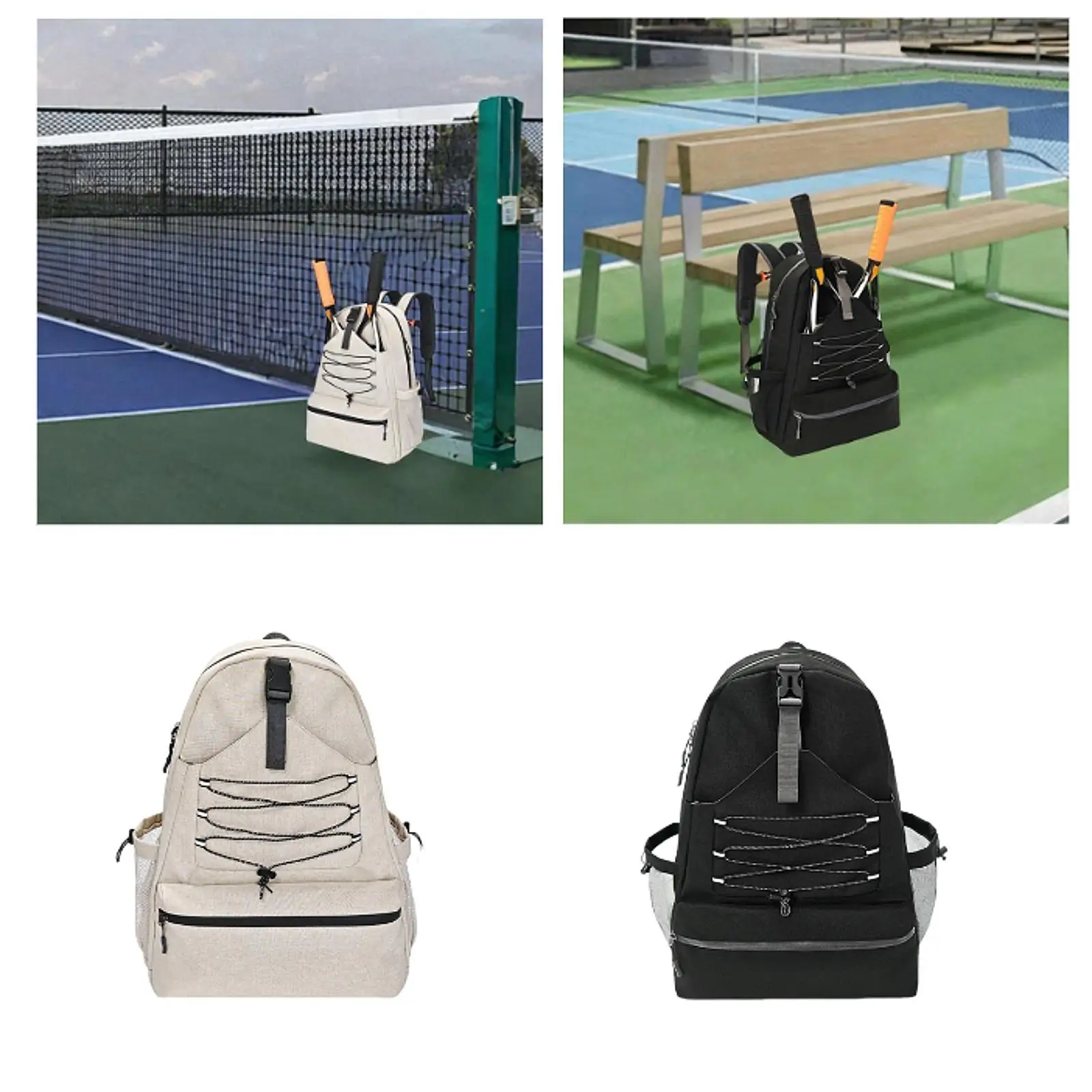 

Теннисная сумка, портативный рюкзак большой емкости, сумка для ракеток Pickleball, спортивный рюкзак для спортивных тренировок, пеших прогулок, тренировок на открытом воздухе