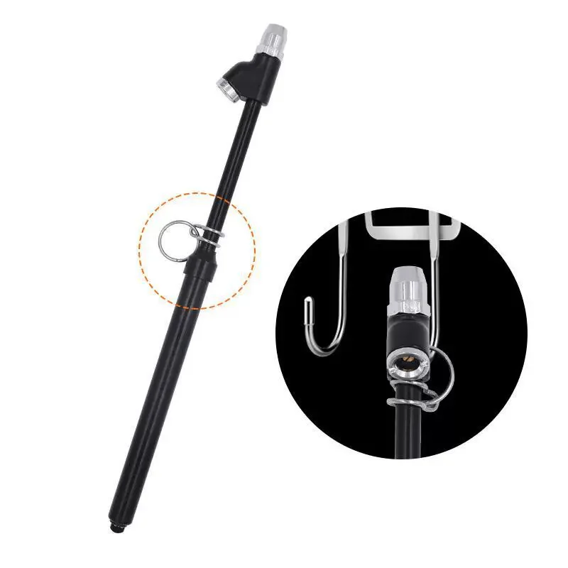 

Tire Pressure Gauge Heavy Duty Dual Head Chuck Straight-On Foot Automotive Air Pressure Checker For Truck Rv Van Car