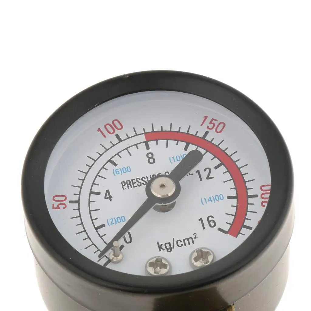 Heavy Duty Water Pressure Valve Gauge Brass Reducing Pressure Valve for Universal Oil Air Application