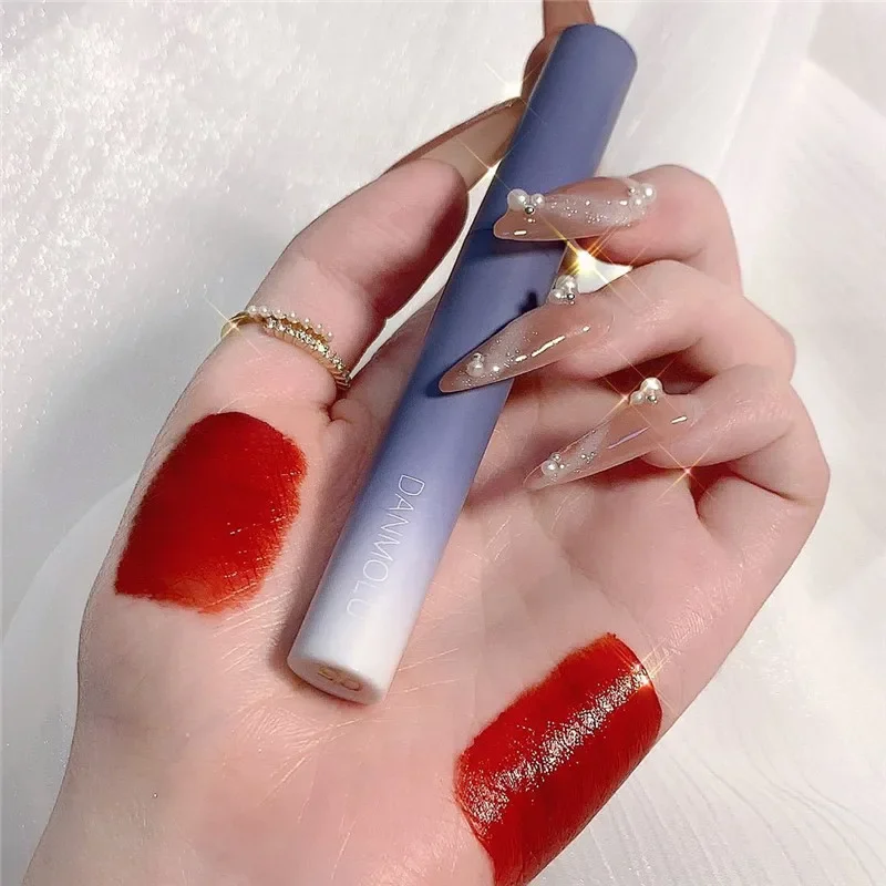 Lipstick Set 5 Colors Matte Long Lasting Waterproof Non-Stick Cup Lip Glaze Not Easy To Fade Red Lips Lip Tint Cosmetic Makeup