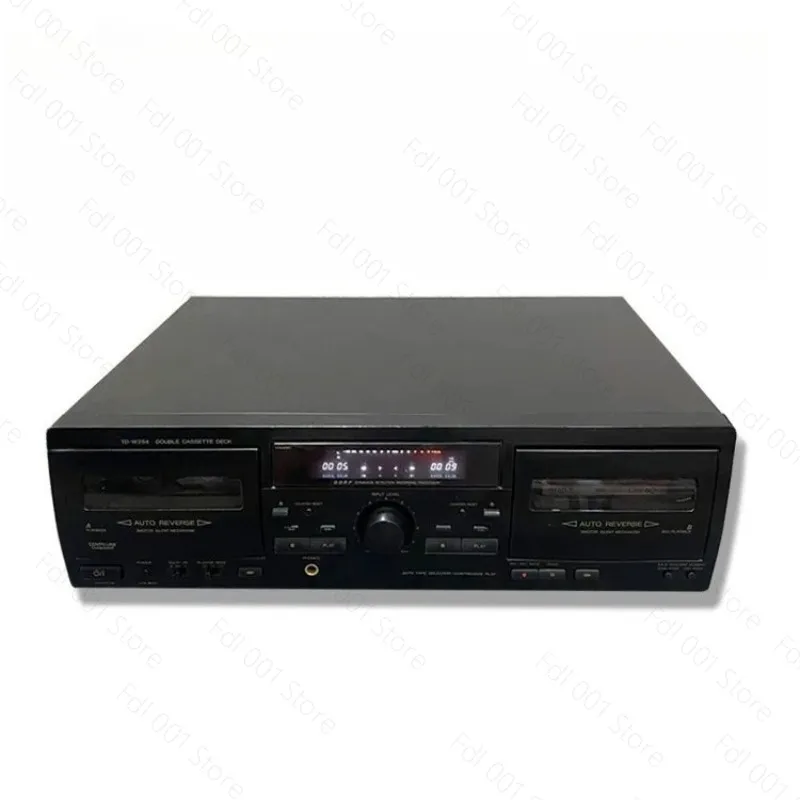 Used Dual Deck Cassette Recorder TD-W254 - Stereo Tape Player Home Audio Recording Device