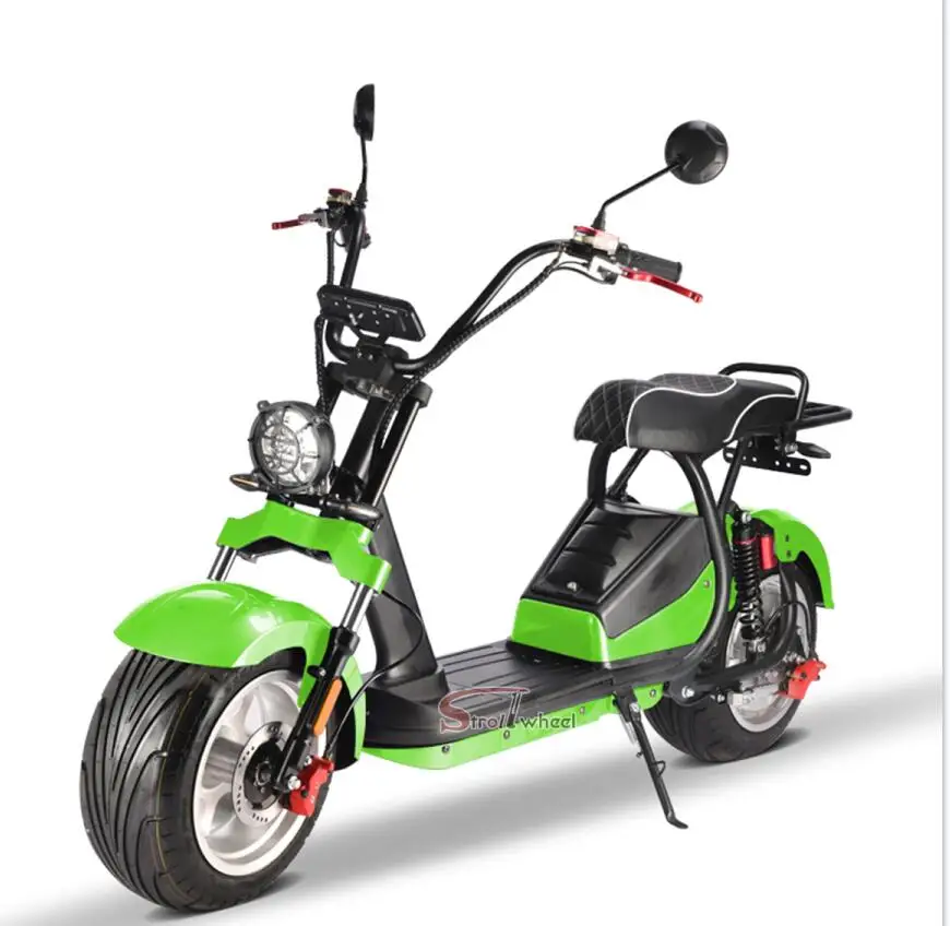 Elektromos Motorbicikli Felnőtt Európai Unió Szabadraktár citycoco 2000w 60v 20ah Tettlegesség 2 Kerék   scooters számára felnőttek 3000w