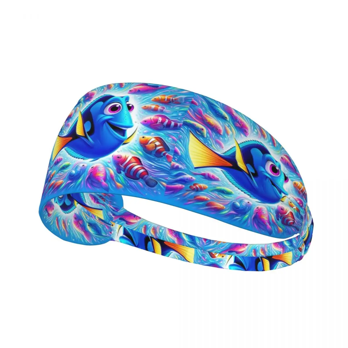 

Finding Nemo Anime Kawaii Headband Women Men Non Slip Comedy Adventure Film Cartoon Moisture Wicking Workout Sweatband for Yoga