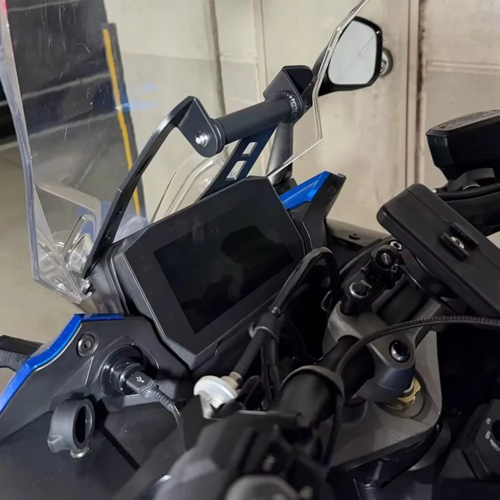 A80X-Motorcycle GPS Phone Holder For GSX-S1000GT GSXS1000GT Plus 2022-2026 Navigation Extension Bracket