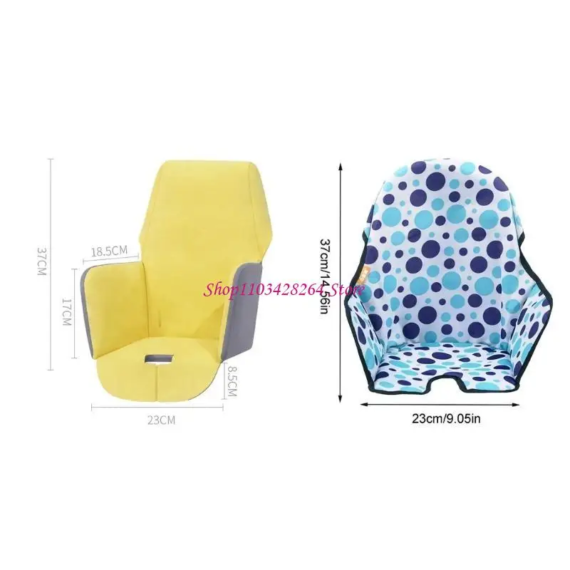 وسائد ناعمة لكرسي الأطفال المرتفع، غطاء مقعد الطفل، غطاء مقعد مريح للأطفال الصغار، بطانة وسادة #6
