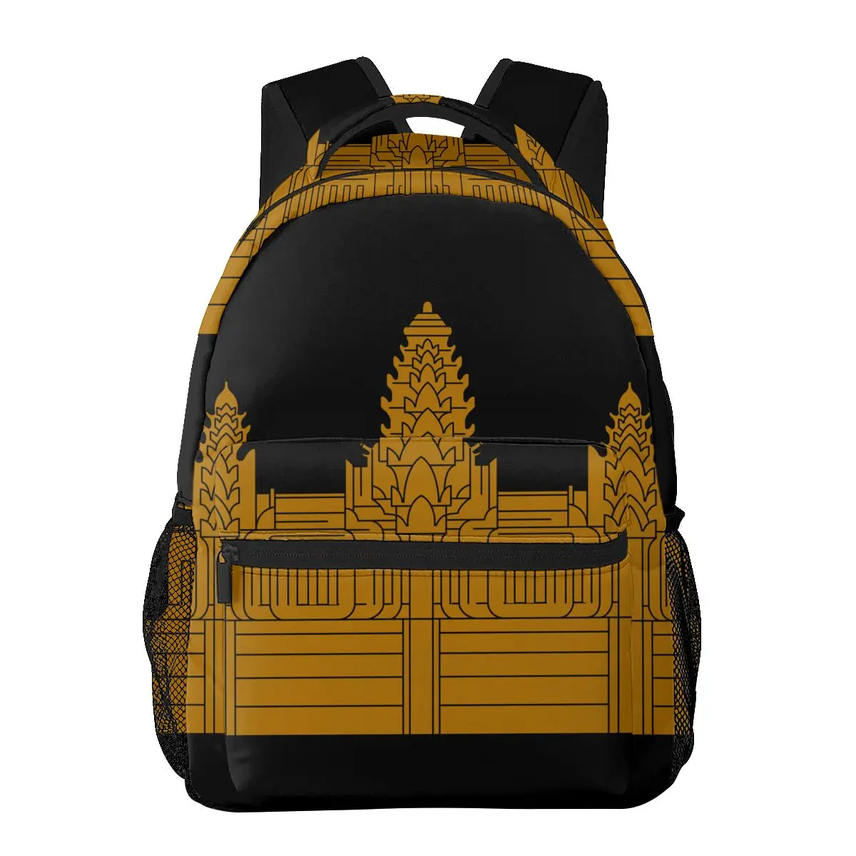 Sac à dos graphique unisexe Angkor Wat tiens mer CamBoss an Feel, sac d'ordinateur de voyage de loisirs pour étudiants