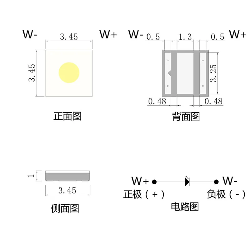 Picture 6: 5W 10W 3535 Cool White 6000-7000K High Power Leds for Flashlight