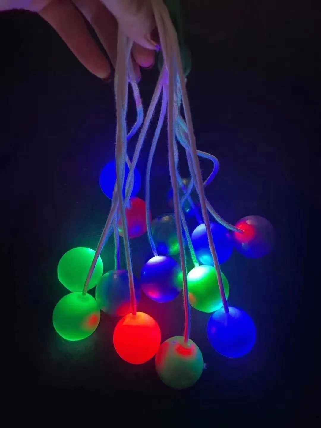 Pro-Clackers Ball Lato-Lato Toys Clack Ball Children Toys Latto Toy Lights Ball With Lights Snap Ball Shake Impact Ball Tek-Tek