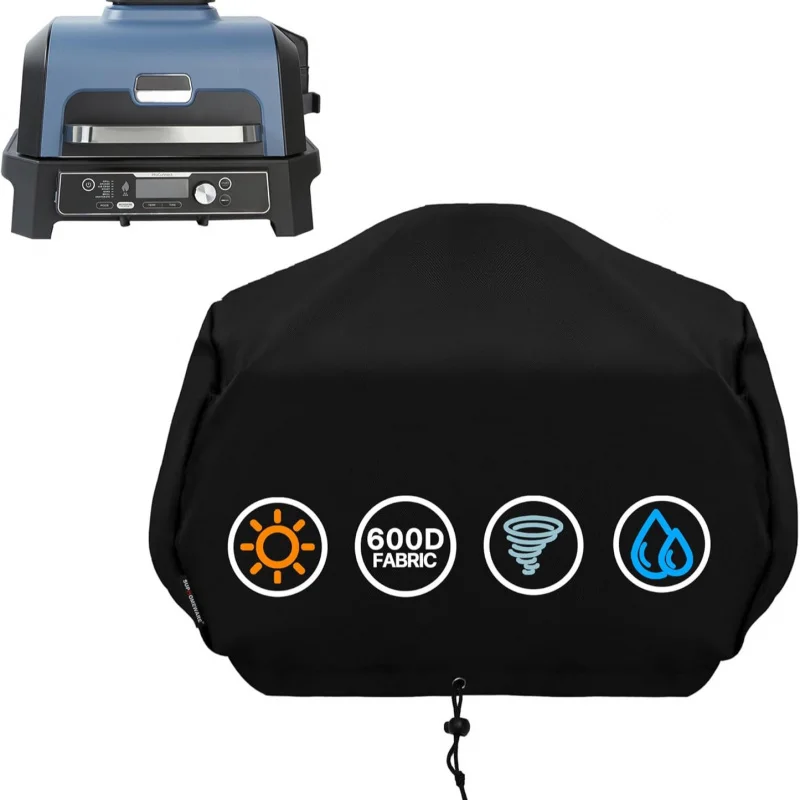 

Чехол для печи для пиццы из ткани Оксфорд, водонепроницаемый, пылезащитный, для гриля, аксессуар для приготовления пищи на открытом воздухе