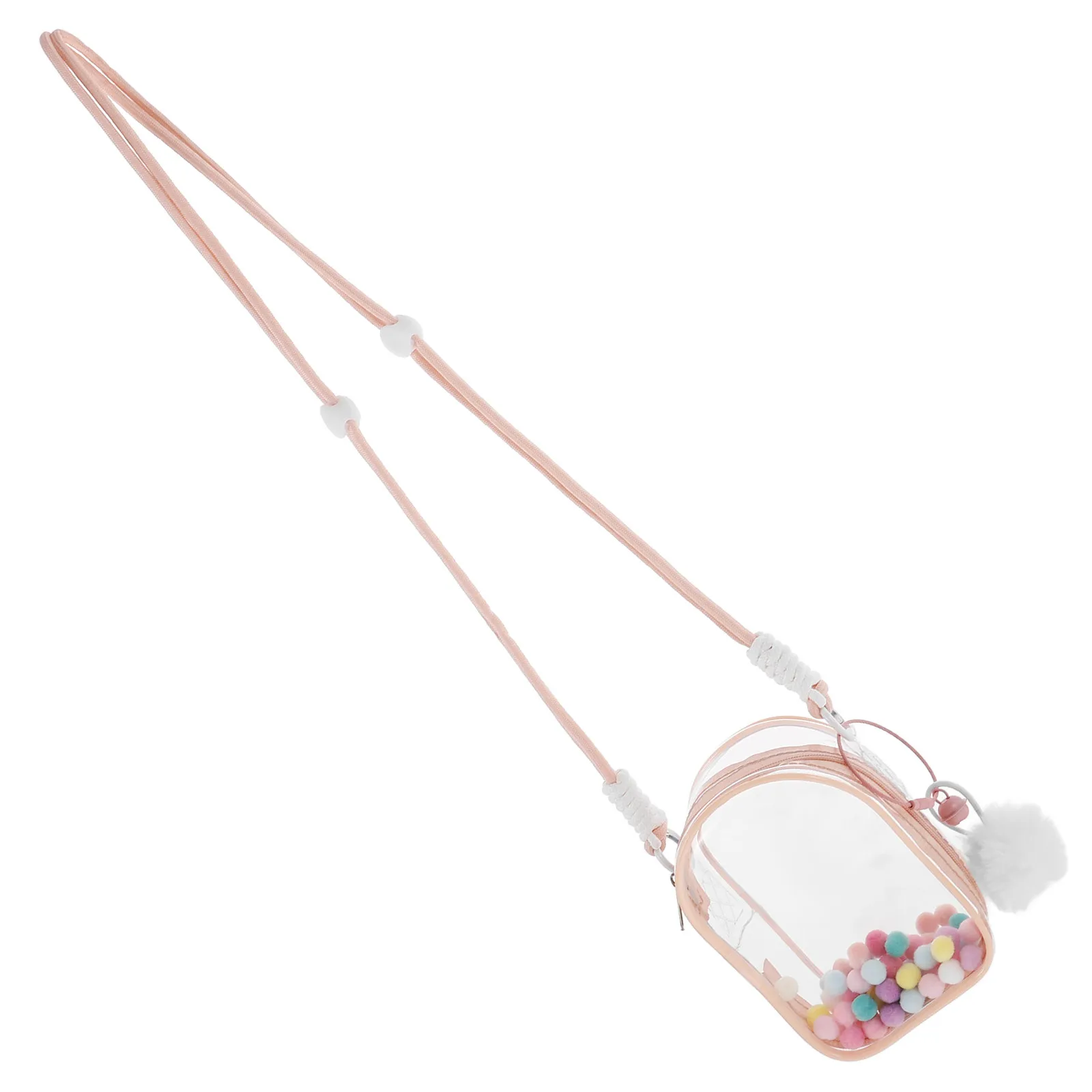 Single Capacity Portable Clear Storage Bag Transparent Figure Display Case Shoulder Strap Dustproof Waterproof Mini Figures