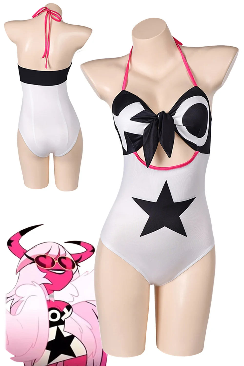 Disguise Verosika Cosplay Sexy Swimsuits Beach Wear Anime Cartoon Hotel Costume Women Role Play Fancy Dress Up Party Cloth