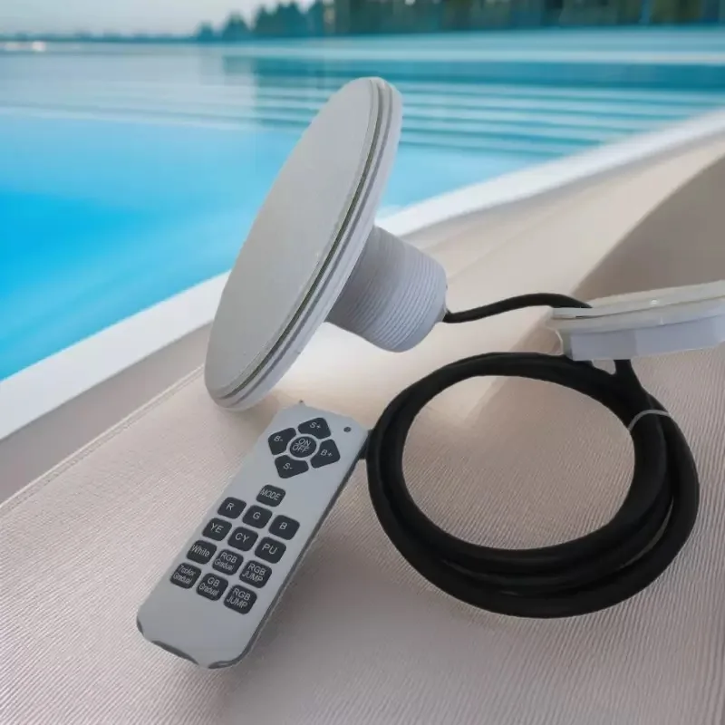 

2-дюймовый базовый прожектор для бассейна, 18 Вт, 25 Вт, 35 Вт для Bestway Pool и Intex Pool AC12V, многоцветный синхронизированный