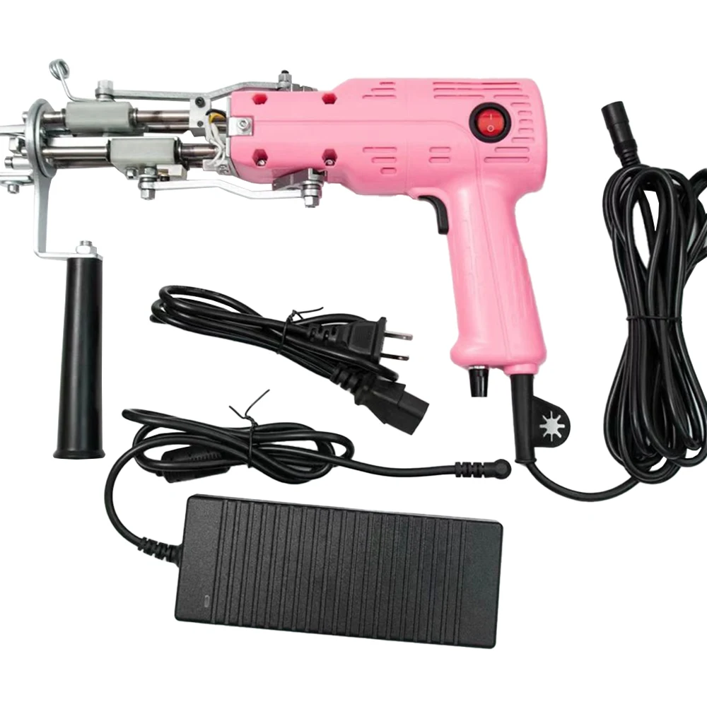ปืน tufting พร้อม Trimmer 2 in 1ปืนพรมไฟฟ้าปืนทอพรมมือถือสำหรับตัด/Looping กอง