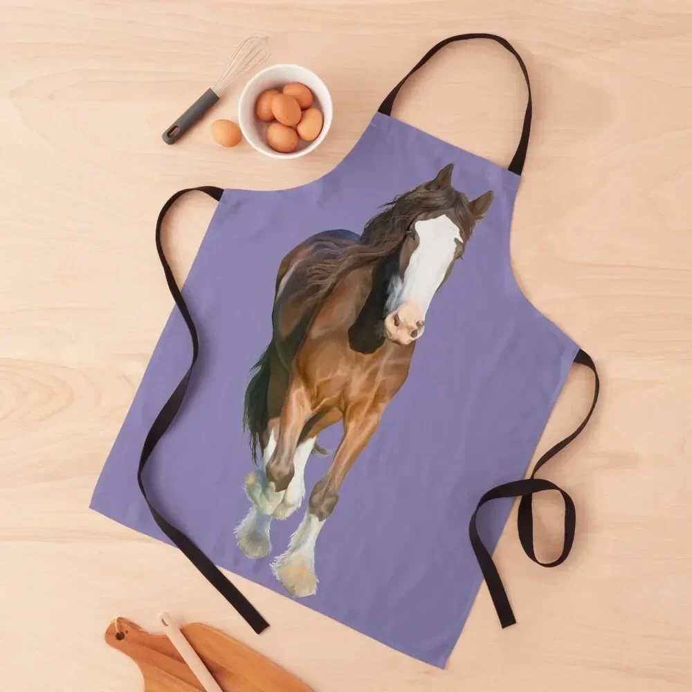 

Clydesdale Horse Apron Kitchen Household Items Waiter Uniforms Apron