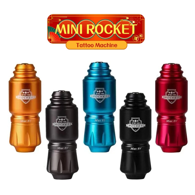 

ROCKET Short Tattoo Pen MINI Rotary Machine For Needle Cartridge Supply RTM01