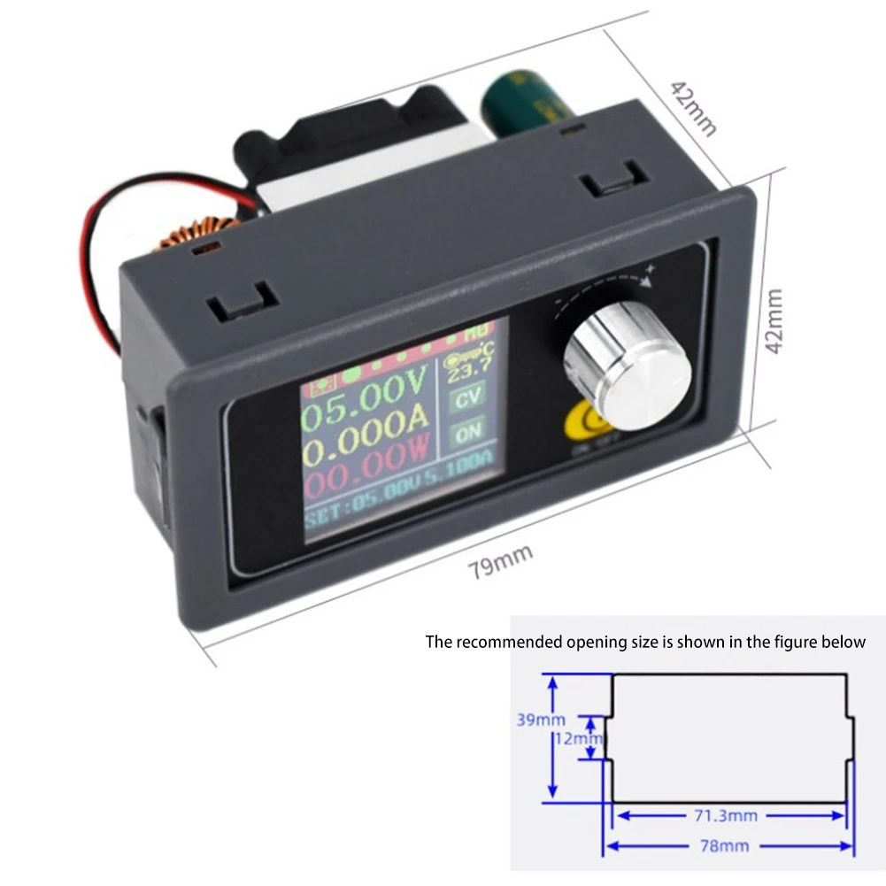 ABFA XYS3580 DC-DC Buck Boost Converter CC CV 0.6-36V 5A Power Module Adjustable Regulated Laboratory Power Supply Variable