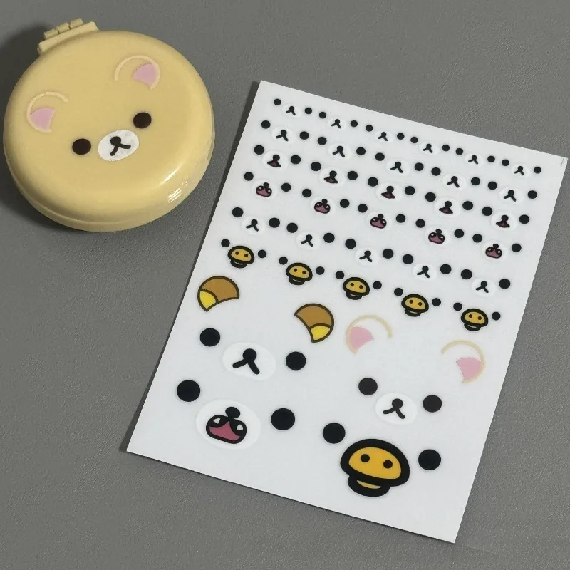 Cute Little Bear Decorative Stickers Featuring Cartoon Patterns Water-resistant Transfer Stickers Used for Decorating Water Cups