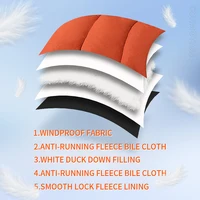 Down Jacket Men White Duck Winter Coat Windproof Warm Parkas Travel Camping Overcoat New in Thicken Solid Color Hooded Clothing 5