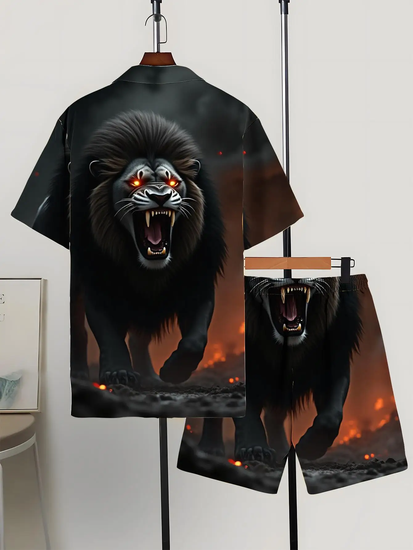 Men's Shirt Sets 2026 Spring/Summer Graphic Tracksuit men 2 piece set 3D Printed jogging set sweatshirt set sweat suit